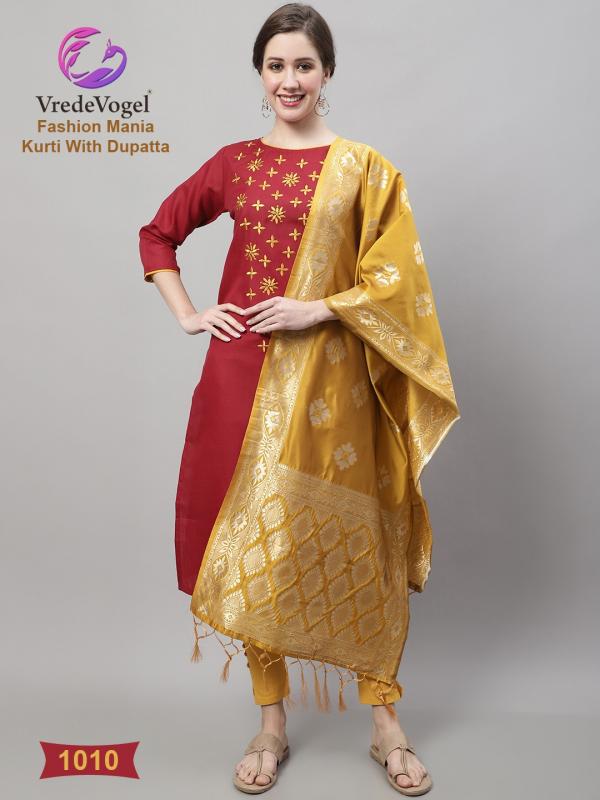 VredeVogel Fashion Mania Cotton Exclusive Designer Readymade Suit